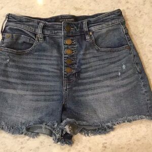 Size 4 Liverpool Hi-Rise Christine Denim Shorts